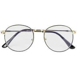 Gifi Bien-Être^Lunettes noires et dorées anti lumière bleue