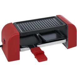 Gifi Machine à raclette Duo connectable verte 2 poêlons 450W