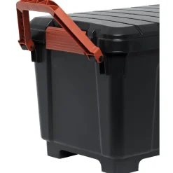 Gifi Rangement|Malle 170 L noir et rouge