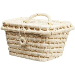 Gifi Rangement|Malle décorative en fibre naturelle