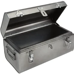 Gifi Rangement|Malle de rangement métal esprit vintage