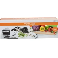 Gifi Mandoline acier noir et gris