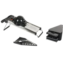 Gifi Mandoline acier noir et gris