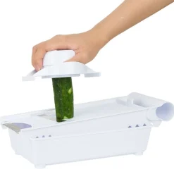 Gifi Mandoline multifonctions 5 en 1 en plastique et inox