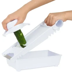 Gifi Mandoline multifonctions 5 en 1 en plastique et inox