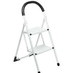 Gifi Aménagement Atelier^Marche pied gris et noir Profilex à 2 marches