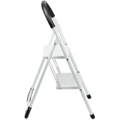 Gifi Aménagement Atelier^Marche pied gris et noir Profilex à 2 marches