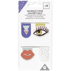 Gifi Beauté^Marque page charme magnet x4
