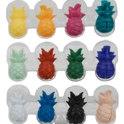 Gifi Marqueur pour verre en silicone ananas X 12