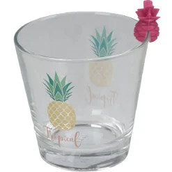 Gifi Marqueur pour verre en silicone ananas X 12