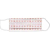 Gifi Bien-Être^Masque adulte catégorie 1 tissu motif étoile thème Noël rouge et blanc