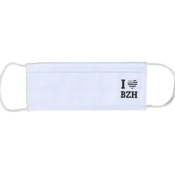 Gifi Bien-Être^Masque tissu imprimé coeur BZH Lavable Catégorie 1