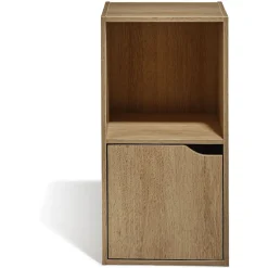 Gifi Rangement|Meuble 2 casiers contreplaqué 1 niche 1 porte