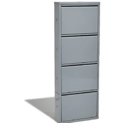 Gifi Rangement|Meuble à chaussures Pittsburgh gris anthracite