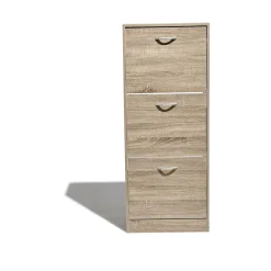 Gifi Rangement|Meuble à chaussures Utah naturel 3 tiroirs