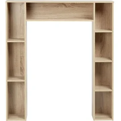 Gifi Equipement Wc^Meuble contour WC couleur naturel H.100 cm