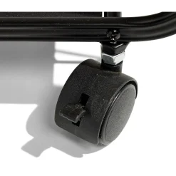 Gifi Rangement|Meuble de rangement à roulettes 1 étagère métal et bois 28x43,5xH52cm