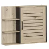 Gifi Aménagement Salle De Bain^Meuble mural bois 60xH50x14cm