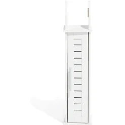 Gifi Equipement Wc^Meuble WC Richmond vertical bois blanc