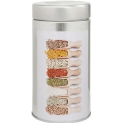 Gifi Mini boîte en métal décor épices