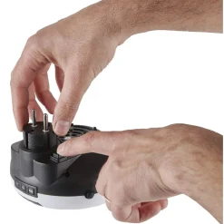 Gifi Chauffage^Mini chauffage soufflant céramique pour prise secteur 600 W