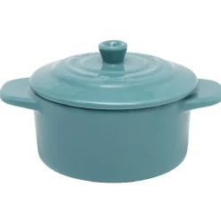 Gifi Mini cocotte ronde bleu turquoise