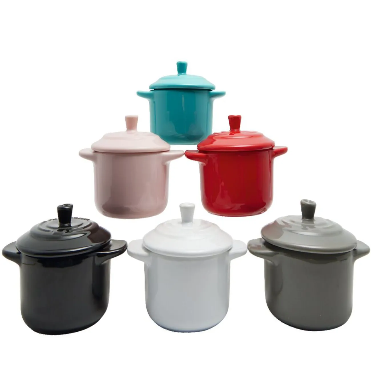 Gifi Mini cocotte ronde gris