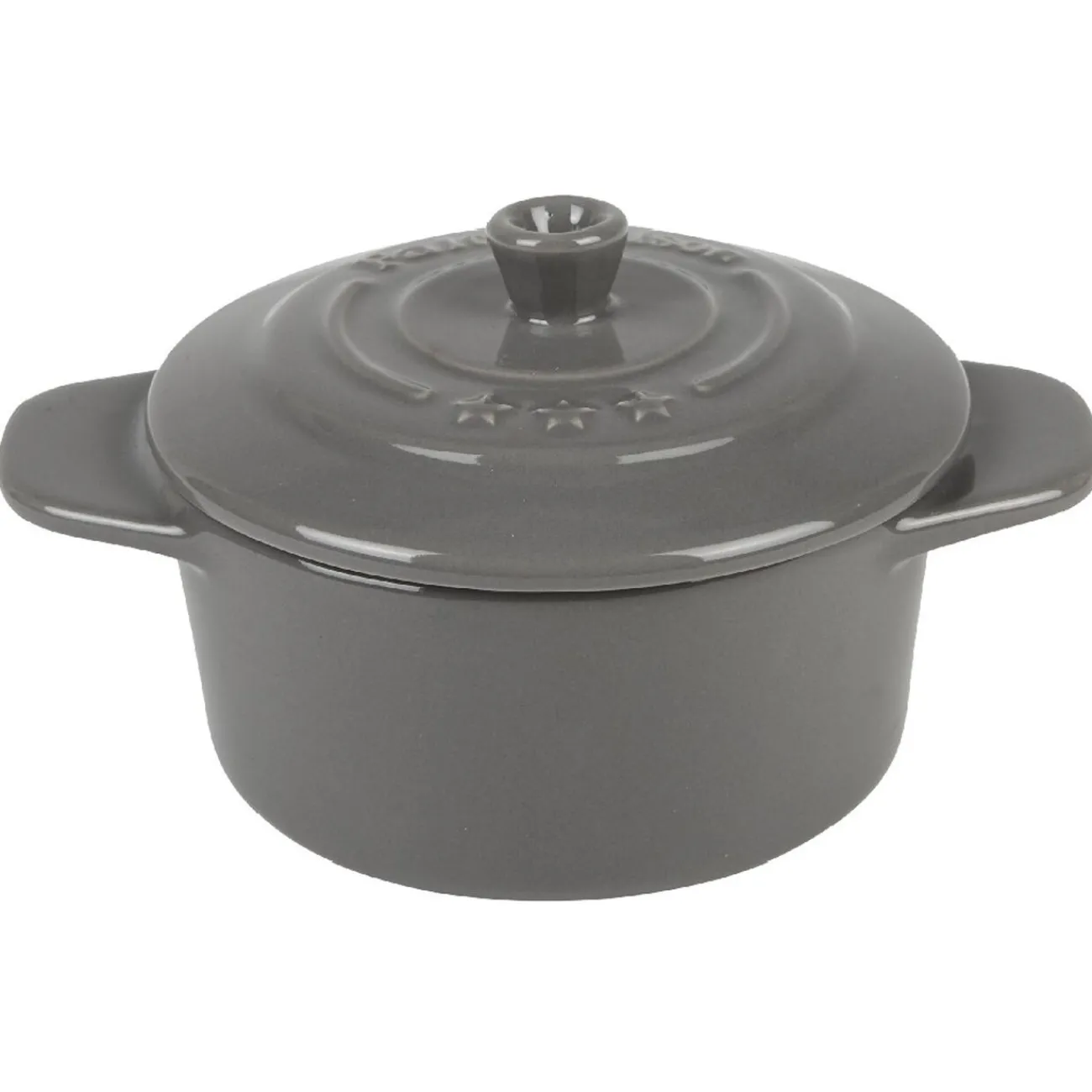 Gifi Mini cocotte ronde gris