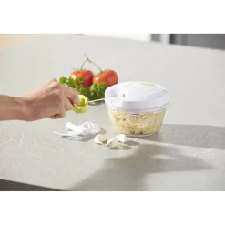 Gifi Mini hachoir manuel transparent blanc et vert