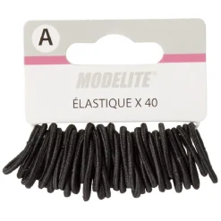 Gifi Beauté^Mini élastique sans métal noir x40