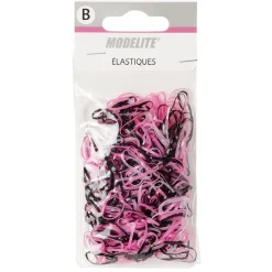 Gifi Beauté^Mini élastique uni noir rose x500