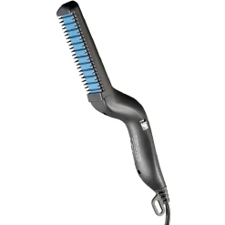 Gifi Beauté^Mini lisseur 2en1 Homday barbe et cheveux avec peigne intégré