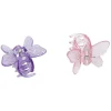 Gifi Beauté^Mini pince à cheveux papillon rose et violet x3