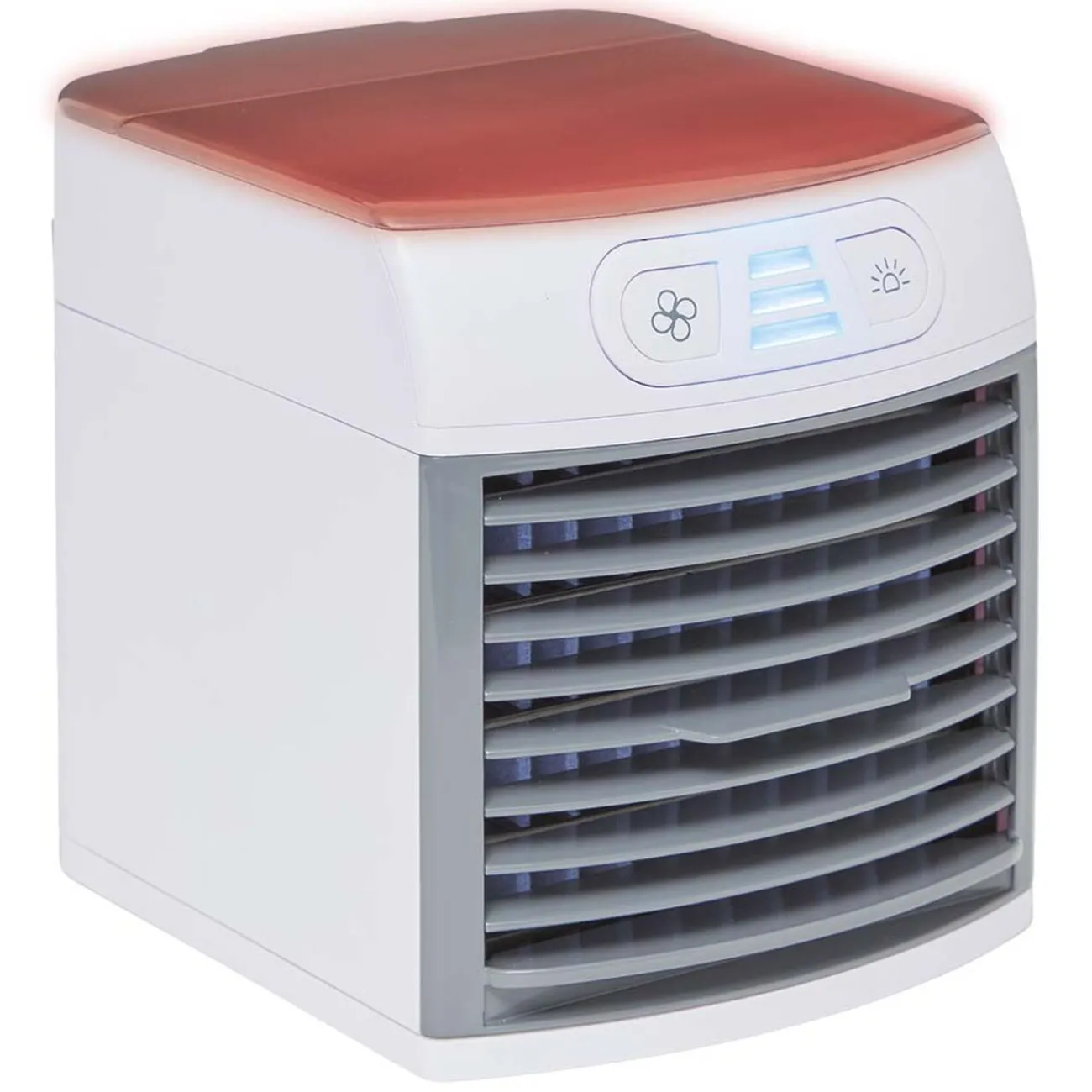 Gifi Ventilateur^Mini rafraîchisseur d'air à LED 600 ml