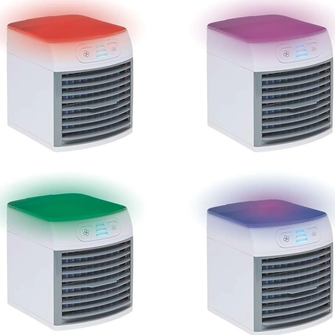 Gifi Ventilateur^Mini rafraîchisseur d'air à LED 600 ml