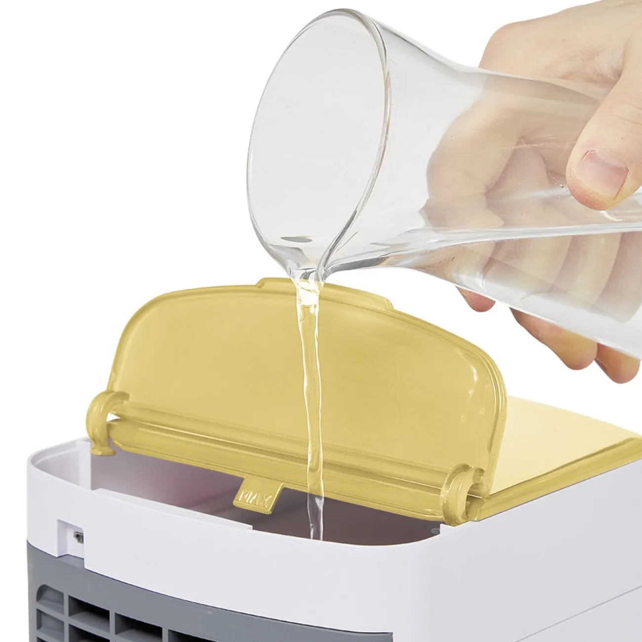 Gifi Ventilateur^Mini rafraîchisseur d'air USB à LED 3 vitesses 600ml