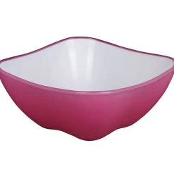 Gifi Mini saladier rose fuchsia blanc