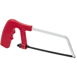 Gifi Outils Bricolage^Mini scie à métaux manche plastique rouge