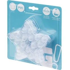 Gifi Equipement Douche^Mini tapis de douche antidérapant forme étoile x6