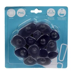 Gifi Equipement Douche^Mini tapis de douche antidérapant forme galet gris x6