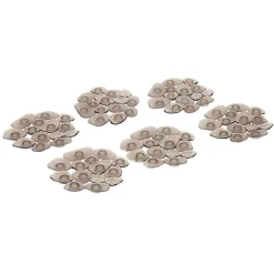 Gifi Equipement Douche^Mini tapis de douche antidérapant forme galet noir x6