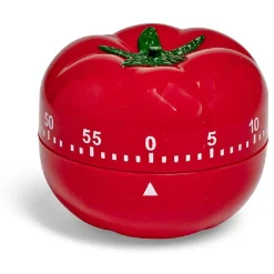 Gifi Minuteur forme tomate rouge Ø7xH6cm