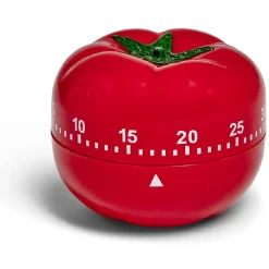 Gifi Minuteur forme tomate rouge Ø7xH6cm