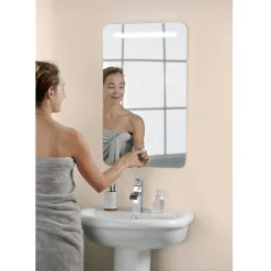 Gifi Aménagement Salle De Bain^Miroir à led sensitif