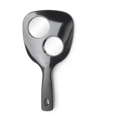 Gifi Aménagement Salle De Bain^Miroir à main double face grossissant plastique noir