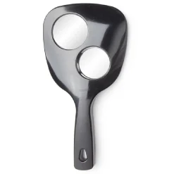 Gifi Aménagement Salle De Bain^Miroir à main double face grossissant plastique noir