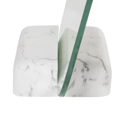 Gifi Aménagement Salle De Bain^Miroir à poser avec socle déco effet marbre