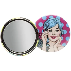 Gifi Aménagement Salle De Bain^Miroir de poche bleu