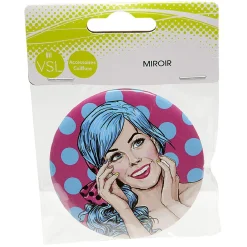 Gifi Aménagement Salle De Bain^Miroir de poche bleu