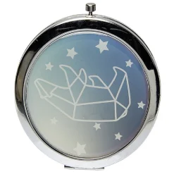 Gifi Beauté^Miroir de poche motifs banquise métal